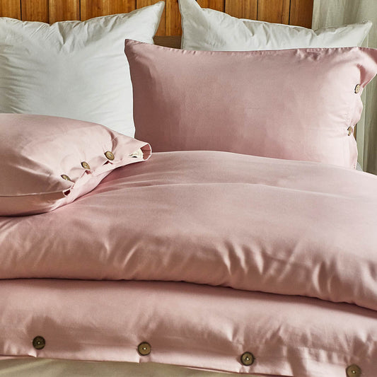 Luxury Button Duvet Cover Set